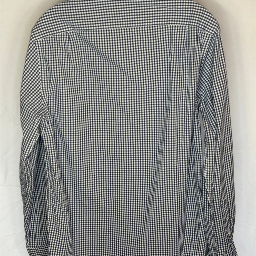 J. Crew Monochrome Checkered Button-Down Shirt‎